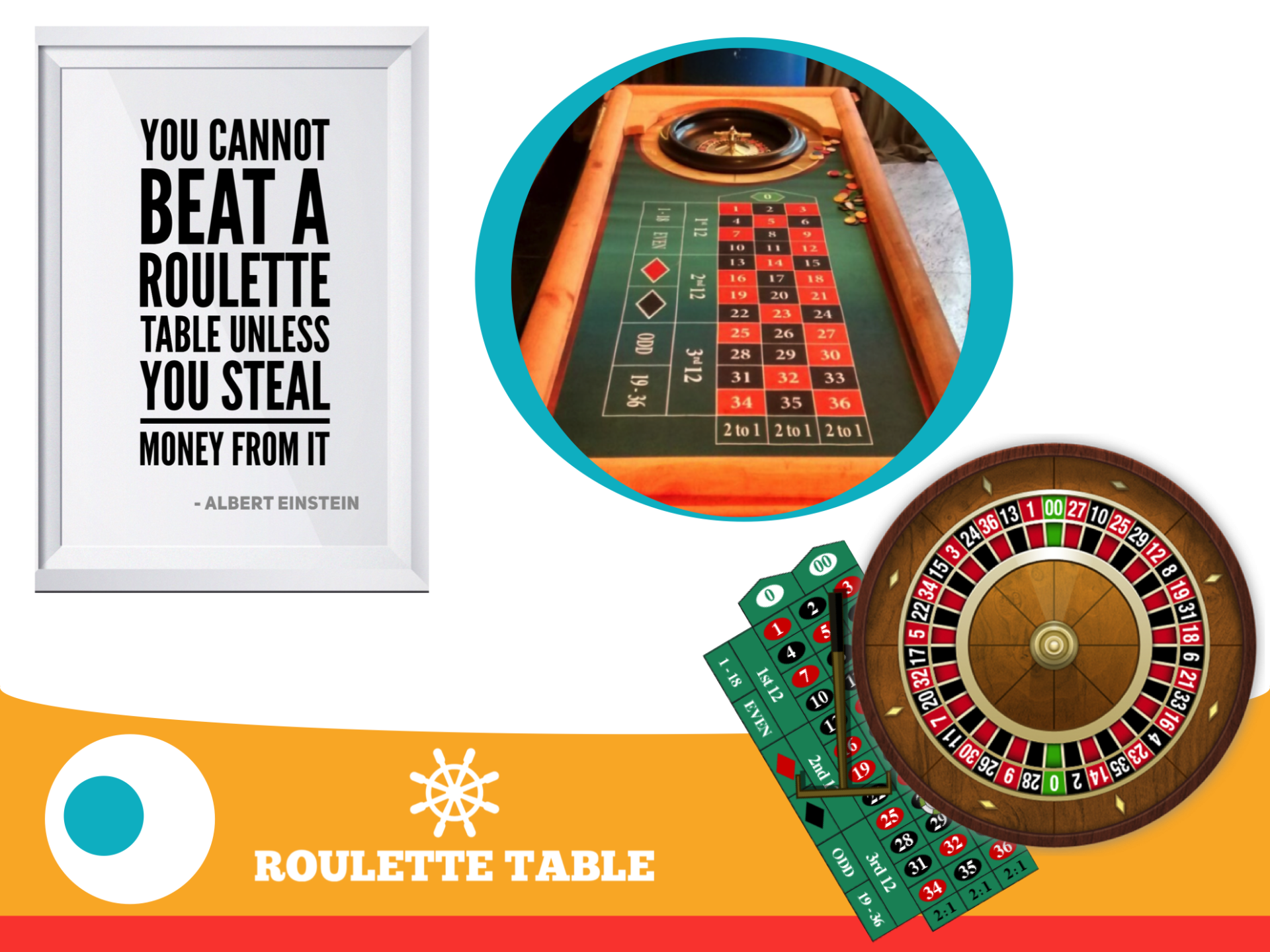 2 to 1 roulette table